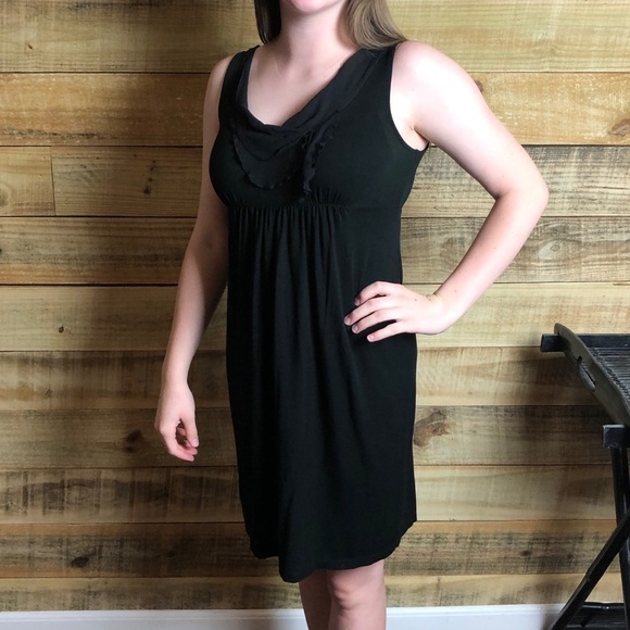 Loft,Ann Taylor. Littler black dress - Picture 2 of 8